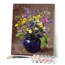 Carica l'immagine nel visualizzatore di Gallery, Dipingere con i numeri - Vaso Pieno Di Fiori Figured'Art