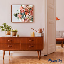 Carica l'immagine nel visualizzatore di Gallery, Dipingere con i numeri - Bouquet Di Rose Rosa