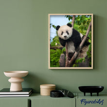 Carica l'immagine nel visualizzatore di Gallery, Dipingere con i numeri - Panda Sull'Albero