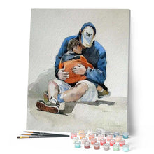 Carica l'immagine nel visualizzatore di Gallery, Dipingere con i numeri - Padre E Figlio Si Abbracciano Figured'Art