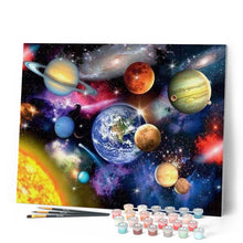 Carica l'immagine nel visualizzatore di Gallery, Dipingere con i numeri - Sistema Solare Figured'Art