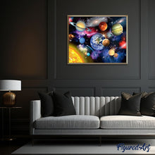Carica l'immagine nel visualizzatore di Gallery, Dipingere con i numeri - Sistema Solare