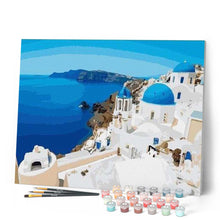 Carica l'immagine nel visualizzatore di Gallery, Dipingere con i numeri - Scorcio Di Mare Greco Figured'Art