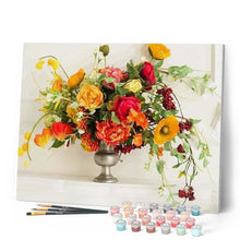 Carica l'immagine nel visualizzatore di Gallery, Dipingere con i numeri - Fiori Colorati Figured'Art