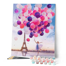 Carica l'immagine nel visualizzatore di Gallery, Dipingere con i numeri - Palloncini A Parigi Figured'Art