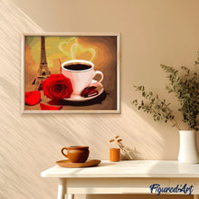 Carica l'immagine nel visualizzatore di Gallery, Dipingere con i numeri - Caffè Rosa
