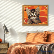 Carica l'immagine nel visualizzatore di Gallery, Dipingere con i numeri - Dipinto Di Piccolo Gatto