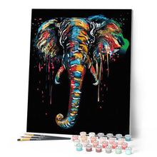 Carica l'immagine nel visualizzatore di Gallery, Dipingere con i numeri - Dipinto Di Elefante Figured'Art