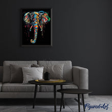 Carica l'immagine nel visualizzatore di Gallery, Dipingere con i numeri - Dipinto Di Elefante