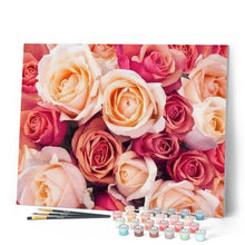 Carica l'immagine nel visualizzatore di Gallery, Dipingere con i numeri - Pesche Rosa E Arancioni Figured'Art