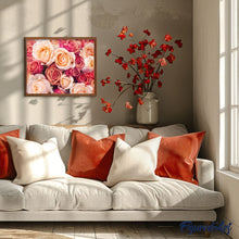 Carica l'immagine nel visualizzatore di Gallery, Dipingere con i numeri - Pesche Rosa E Arancioni