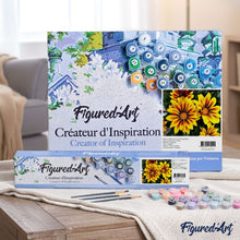 Carica l'immagine nel visualizzatore di Gallery, Dipingere con i numeri - Fiori Gialli