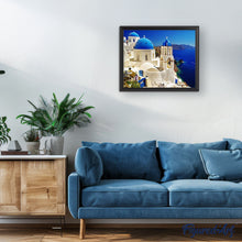 Carica l'immagine nel visualizzatore di Gallery, Dipingere con i numeri - Santorini Blu E Bianca