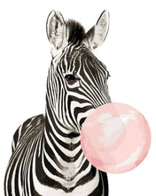 Carica l'immagine nel visualizzatore di Gallery, Dipingere con i numeri - Bolla Con Zebra