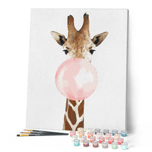 Carica l'immagine nel visualizzatore di Gallery, Dipingere con i numeri - Bolla Con Giraffa Figured'Art