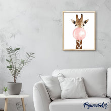 Carica l'immagine nel visualizzatore di Gallery, Dipingere con i numeri - Bolla Con Giraffa