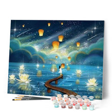 Carica l'immagine nel visualizzatore di Gallery, Dipingere con i numeri - Luci Notturne Figured'Art