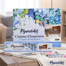 Carica l'immagine nel visualizzatore di Gallery, Dipingere con i numeri - Cavallo E Cane Nella Neve