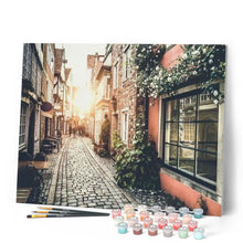 Carica l'immagine nel visualizzatore di Gallery, Dipingere con i numeri - Tramonto Della Città Vecchia Figured'Art