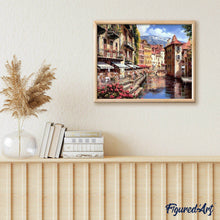 Carica l'immagine nel visualizzatore di Gallery, Dipingere con i numeri - Piccolo Villaggio Di Montagna