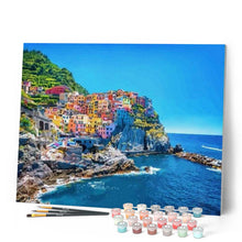 Carica l'immagine nel visualizzatore di Gallery, Dipingere con i numeri - Città Spiaggia Figured'Art