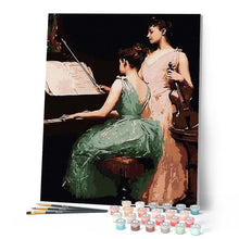 Carica l'immagine nel visualizzatore di Gallery, Dipingere con i numeri - Lezione Di Pianoforte E Violino Figured'Art