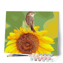 Carica l'immagine nel visualizzatore di Gallery, Dipingere con i numeri - Girasole E Uccello Figured'Art