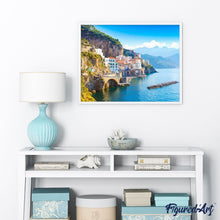 Carica l'immagine nel visualizzatore di Gallery, Dipingere con i numeri - Paesaggio Urbano Di Amalfi