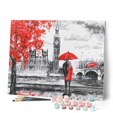 Carica l'immagine nel visualizzatore di Gallery, Dipingere con i numeri - Paesaggio Rosso A Londra Figured'Art
