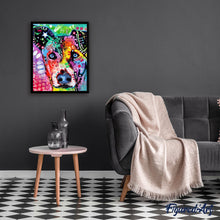 Carica l'immagine nel visualizzatore di Gallery, Dipingere con i numeri - Cane Colorato Alla Moda