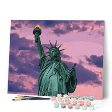 Carica l'immagine nel visualizzatore di Gallery, Dipingere con i numeri - Statua Della Libertà All'Alba Figured'Art