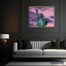Carica l'immagine nel visualizzatore di Gallery, Dipingere con i numeri - Statua Della Libertà All'Alba