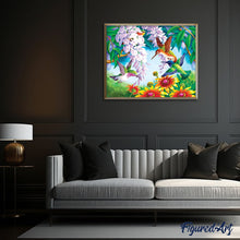 Carica l'immagine nel visualizzatore di Gallery, Dipingere con i numeri - Uccelli E Fiori