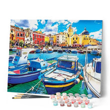 Carica l'immagine nel visualizzatore di Gallery, Dipingere con i numeri - Piccole Barche Da Pesca Figured'Art