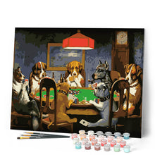 Carica l'immagine nel visualizzatore di Gallery, Dipingere con i numeri - Cani Che Giocano A Poker Figured'Art