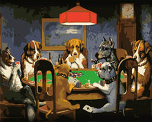 Carica l'immagine nel visualizzatore di Gallery, Dipingere con i numeri - Cani Che Giocano A Poker