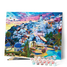 Carica l'immagine nel visualizzatore di Gallery, Dipingere con i numeri - Città Del Mediterraneo Figured'Art