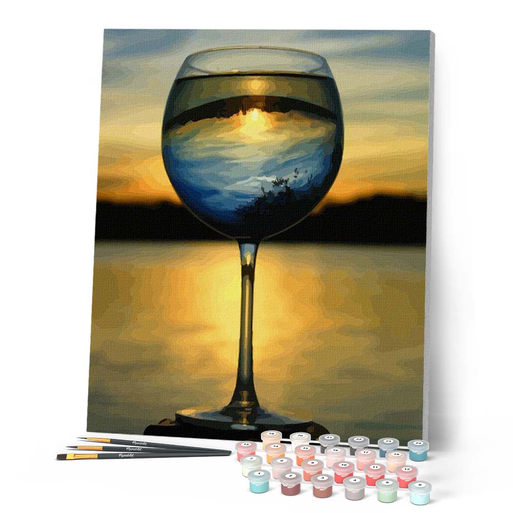 Dipingere con i Numeri Adulti Fiore, Paint by Numbers Bicchiere Vino Quadri da Dipingere Numerati, Hobby Creativi Adulti, Con Pennelli e Colori Acrilici per Casa Decora, Senza Cornice 60x80cm L8-977 Dipingere con i Numeri Adulti Fiore, Paint by Numbers Bicchiere Vino Quadri da Dipingere Numerati, Hobby Creativi Adulti, Con Pennelli e Colori Acrilici per Casa Decora, Senza Cornice 60x80cm L8-977