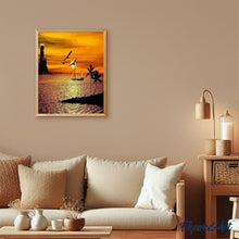 Carica l'immagine nel visualizzatore di Gallery, Dipingere con i numeri - Tramonto Sul Mare