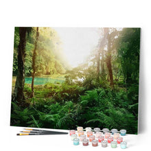 Carica l'immagine nel visualizzatore di Gallery, Dipingere con i numeri - Foresta Tropicale Figured'Art
