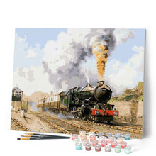 Carica l'immagine nel visualizzatore di Gallery, Dipingere con i numeri - Vecchio Treno Figured'Art