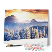 Carica l'immagine nel visualizzatore di Gallery, Dipingere con i numeri - Foresta E Neve Figured'Art