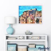 Carica l'immagine nel visualizzatore di Gallery, Dipingere con i numeri - Villaggio Sul Mare