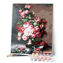 Carica l'immagine nel visualizzatore di Gallery, Dipingere con i numeri - Bouquet Di Fiori Sul Tavolo Figured'Art