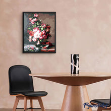 Carica l'immagine nel visualizzatore di Gallery, Dipingere con i numeri - Bouquet Di Fiori Sul Tavolo