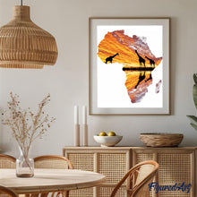 Carica l'immagine nel visualizzatore di Gallery, Dipingere con i numeri - Africa E Giraffe