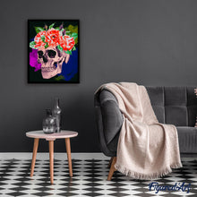Carica l'immagine nel visualizzatore di Gallery, Dipingere con i numeri - Teschio Romantico