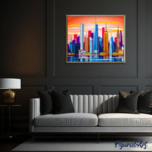 Carica l'immagine nel visualizzatore di Gallery, Dipingere con i numeri - Vista Panoramica Della Grande Città