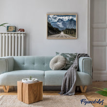 Carica l'immagine nel visualizzatore di Gallery, Dipingere con i numeri - Guidare In Montagna