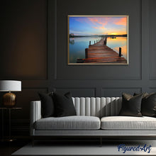 Carica l'immagine nel visualizzatore di Gallery, Dipingere con i numeri - Sentiero Sull'Acqua